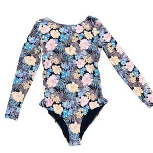 O'Neil NWT Girl's Macaw Tropical Twist Back Surf Swimsuit Size 16